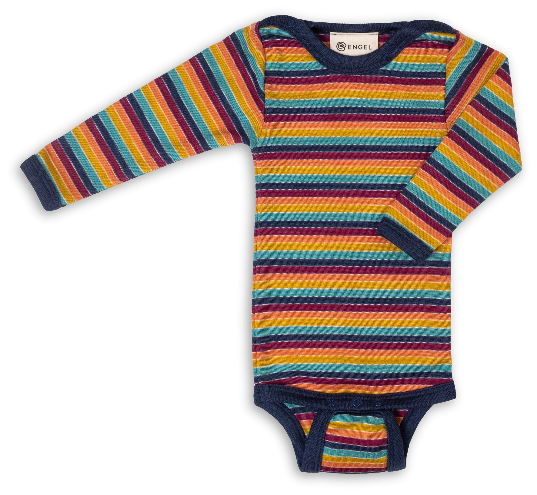 Langarmbody Baby aus Merinowolle & Seide, GOTS