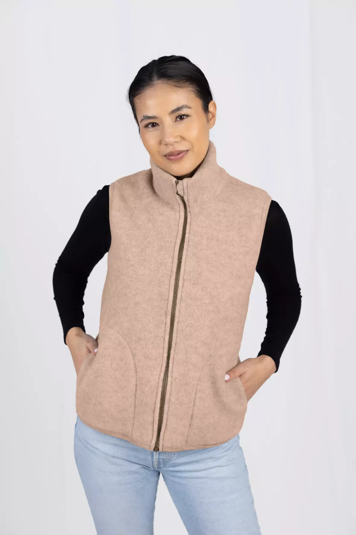 Weste Damen aus Wollfleece, IVN BEST
