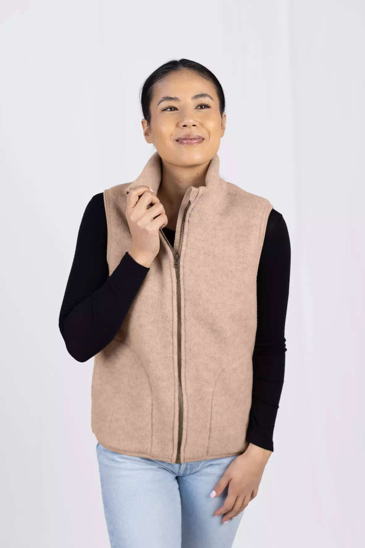 Weste Damen aus Wollfleece, IVN BEST