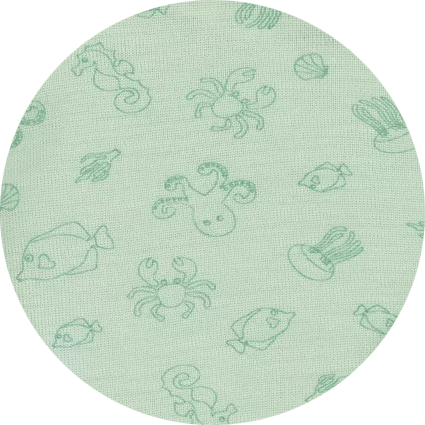 pastellmint (bedruckt)