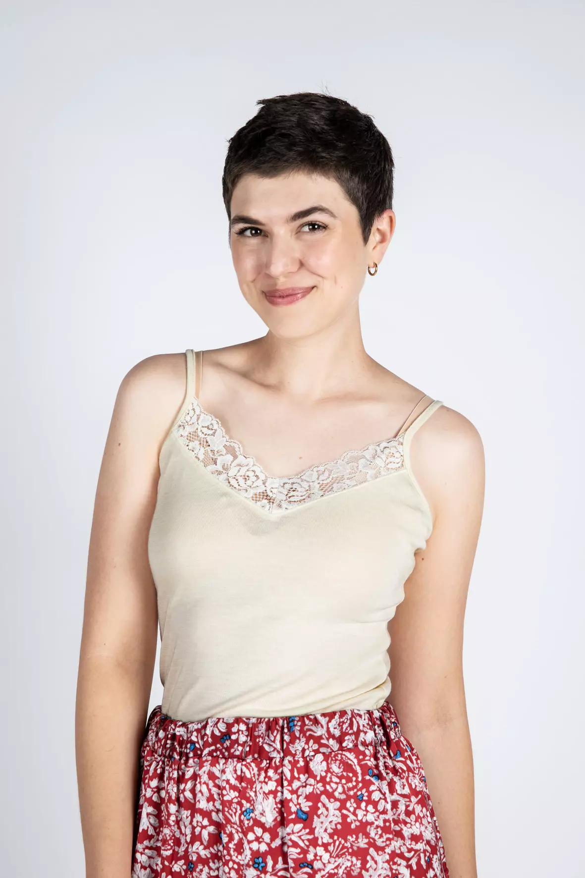 Trägertop mit Spitze Damen