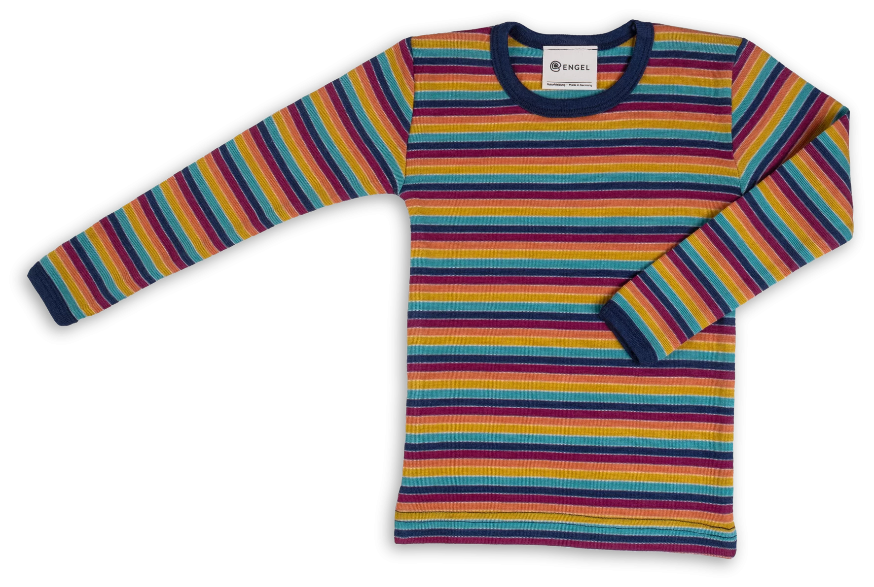Langarmshirt Kinder aus Merinowolle & Seide, GOTS