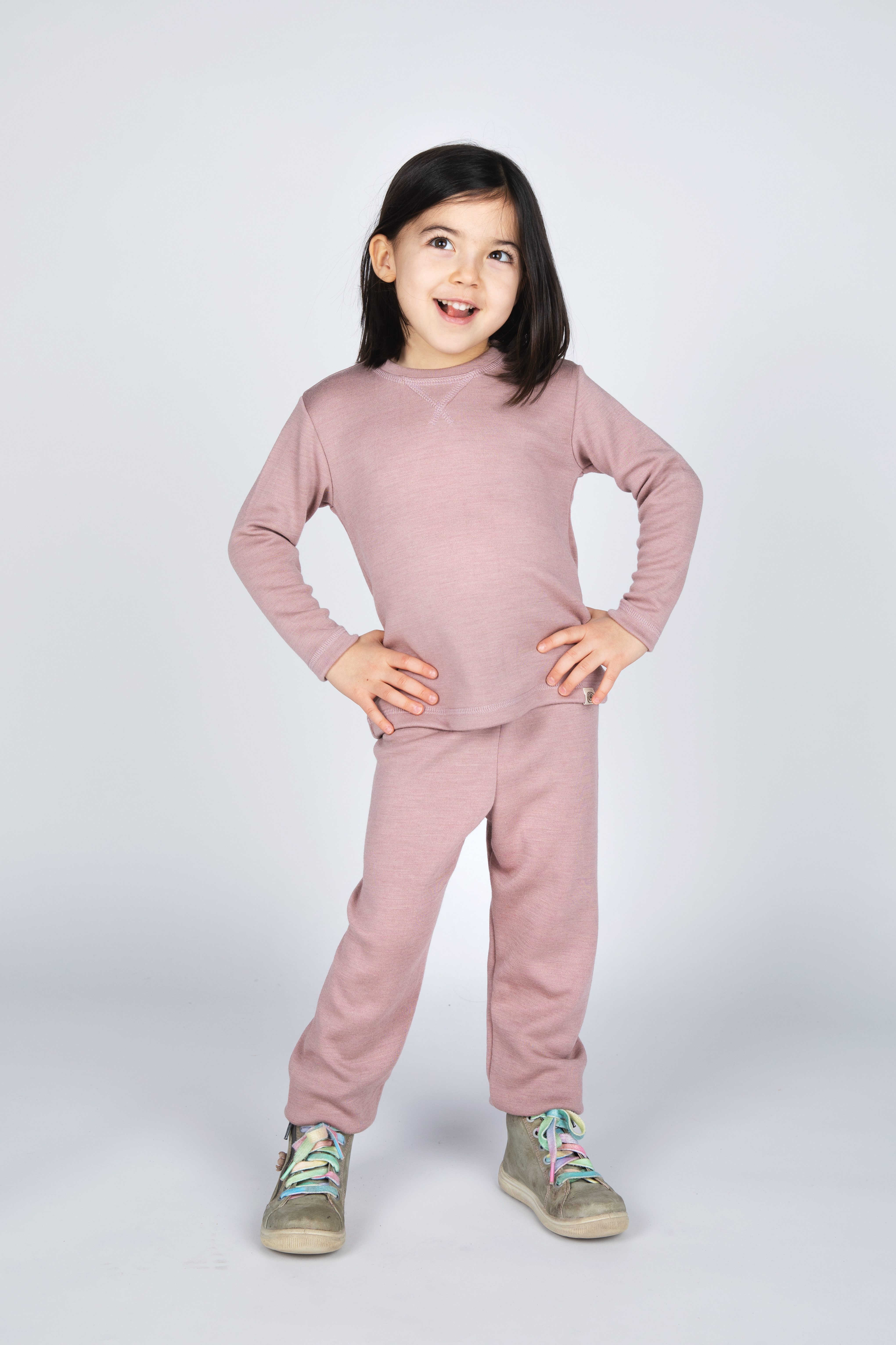 Jogginghose Kinder aus Merinowolle & Seide, GOTS