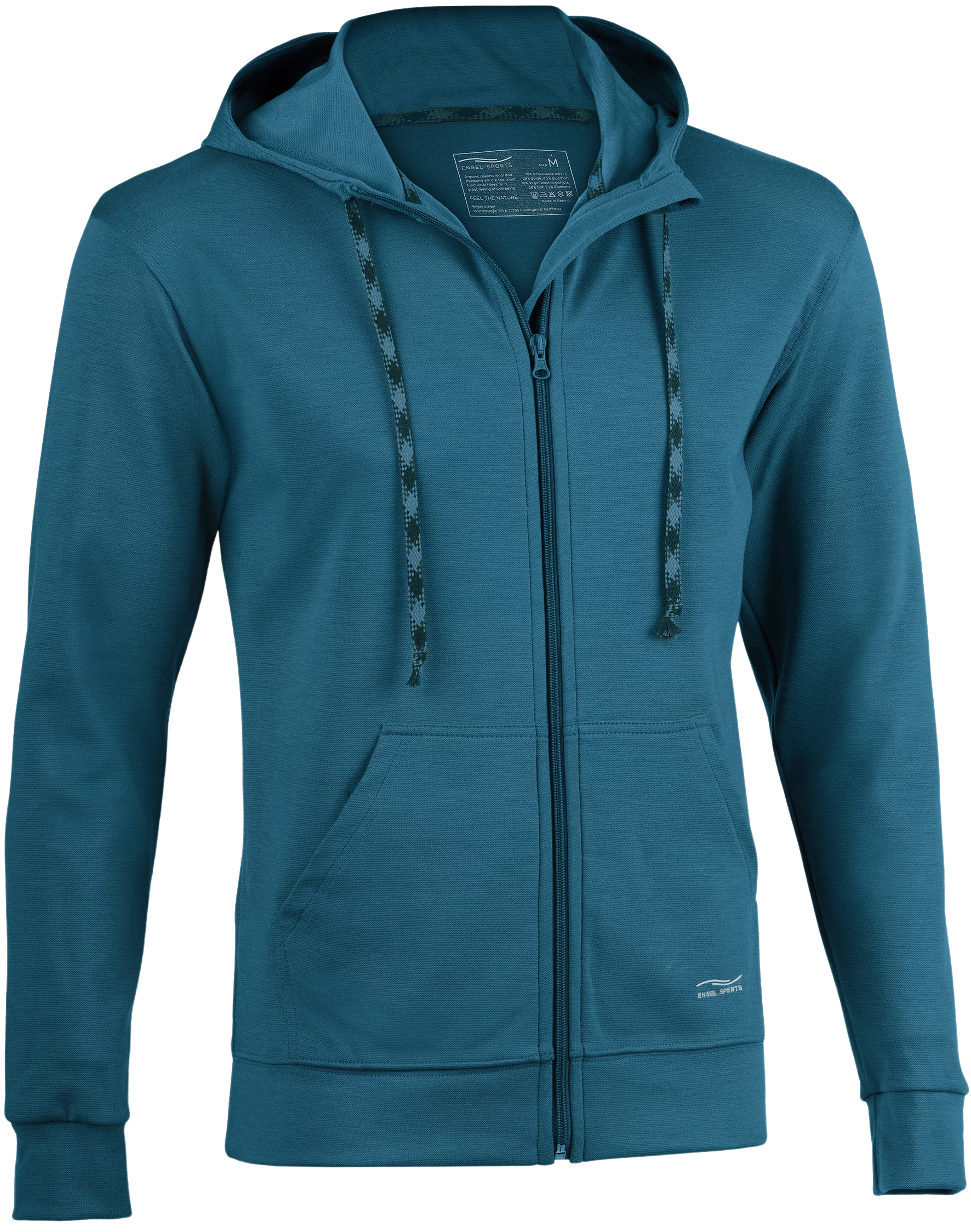 ENGEL SPORTS Hooded jacket, GOTS
