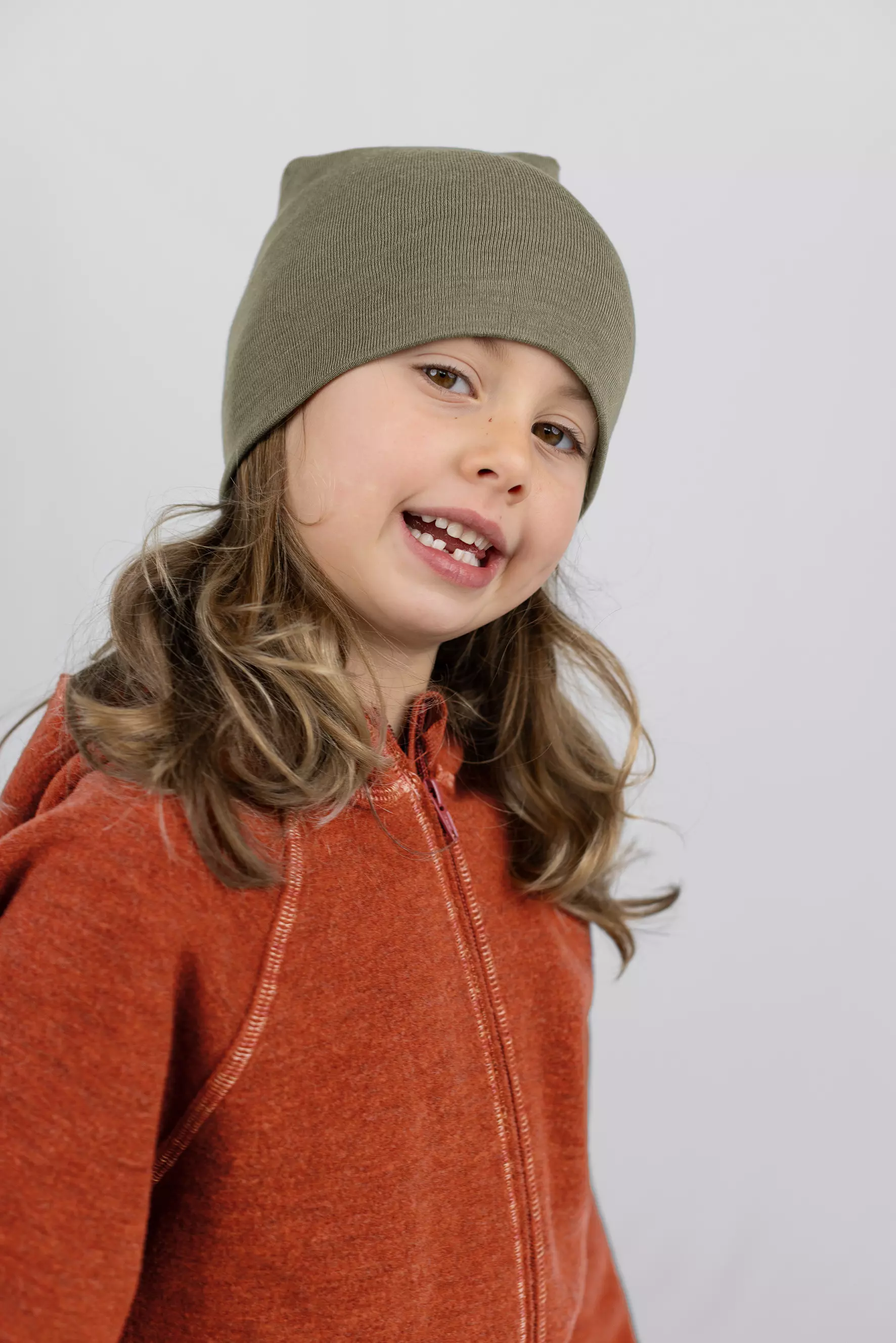 Baby merino wool & silk hat, GOTS