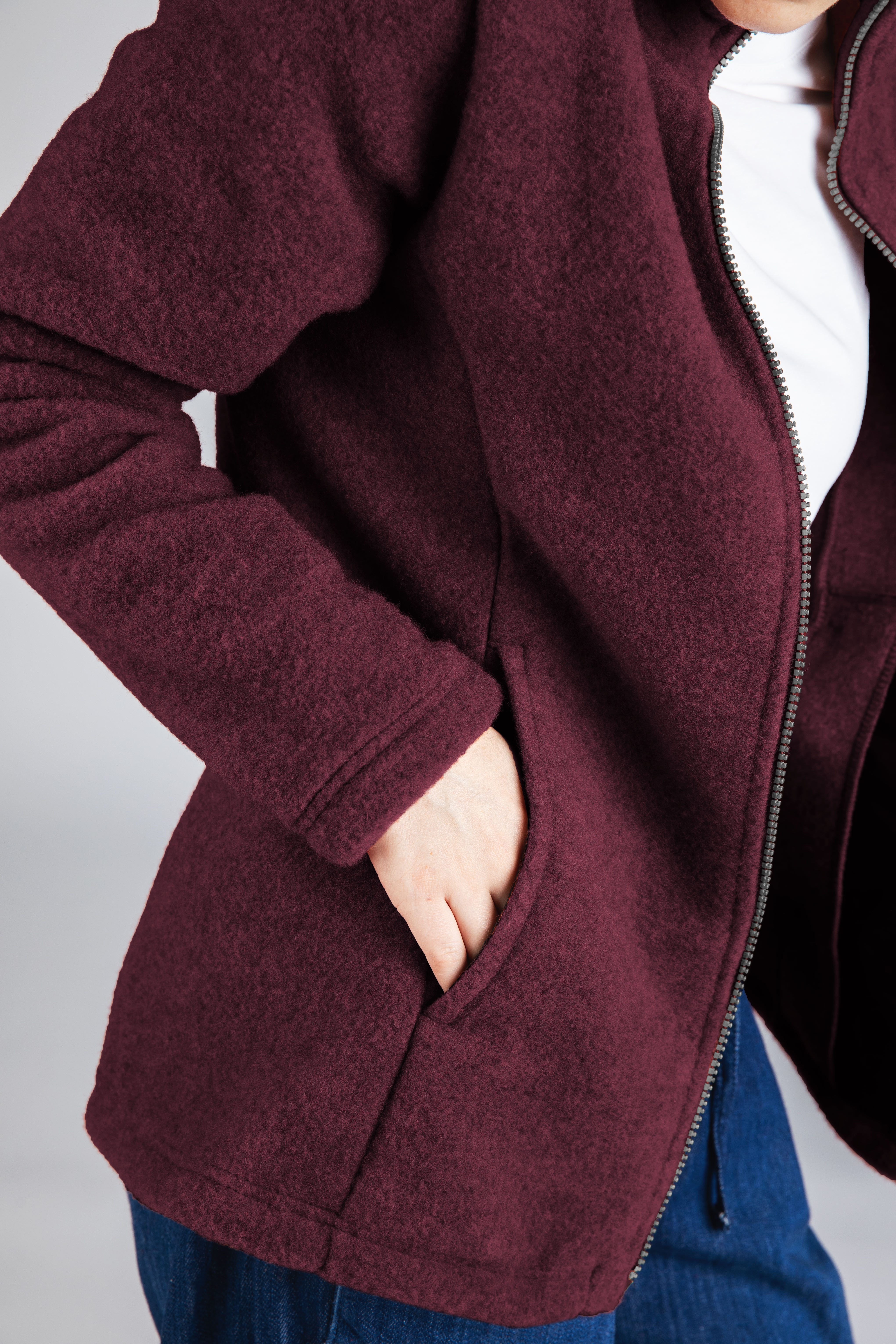 Taillierte Jacke Damen aus Merinowolle, IVN BEST