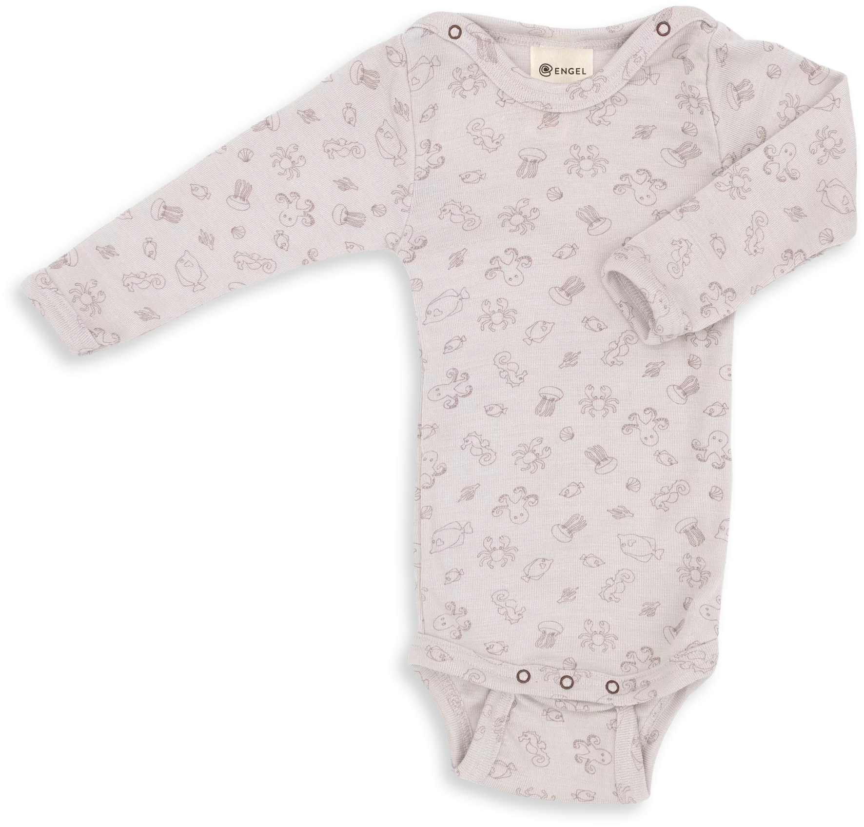Body baby, long sleeved, GOTS